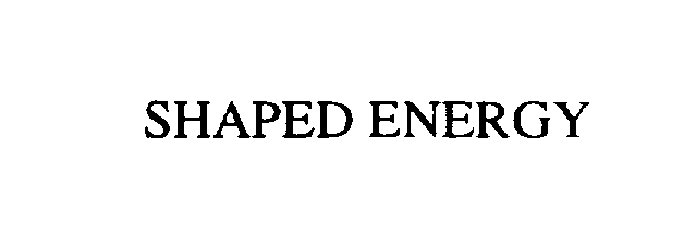  SHAPED ENERGY