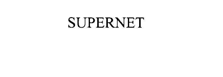 Trademark Logo SUPERNET