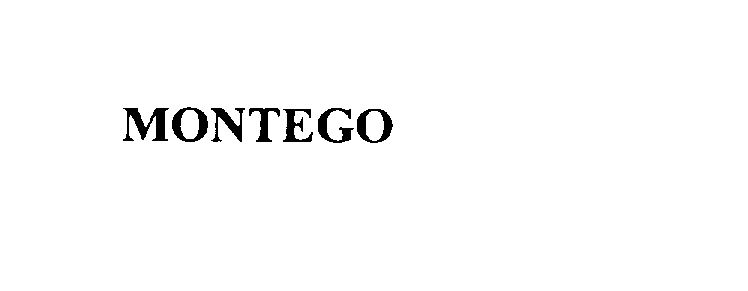 Trademark Logo MONTEGO