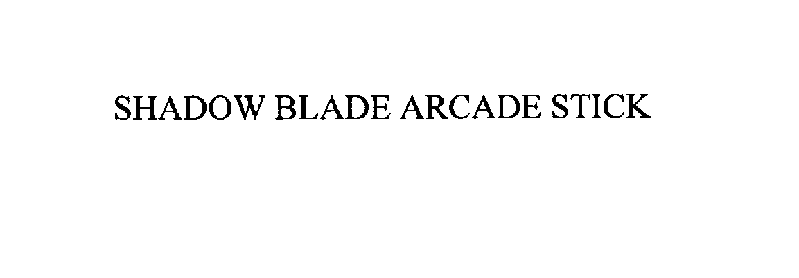  SHADOW BLADE ARCADE STICK