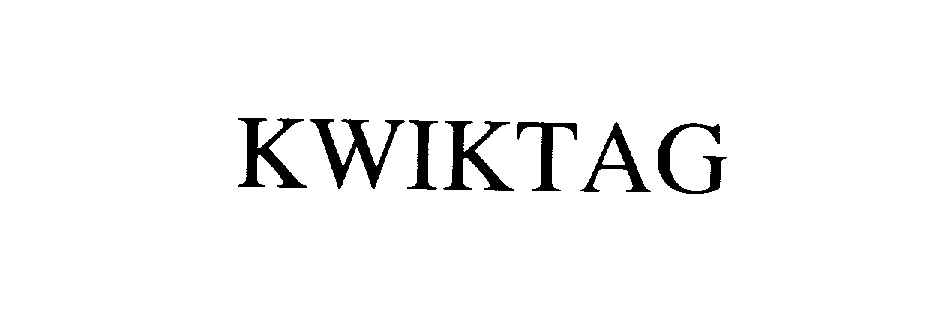  KWIKTAG