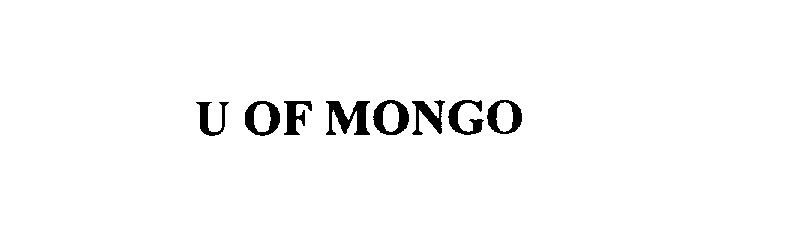  U OF MONGO