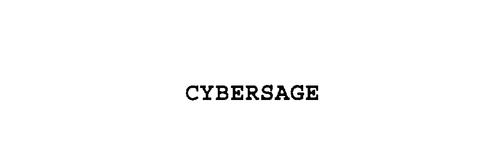 Trademark Logo CYBERSAGE