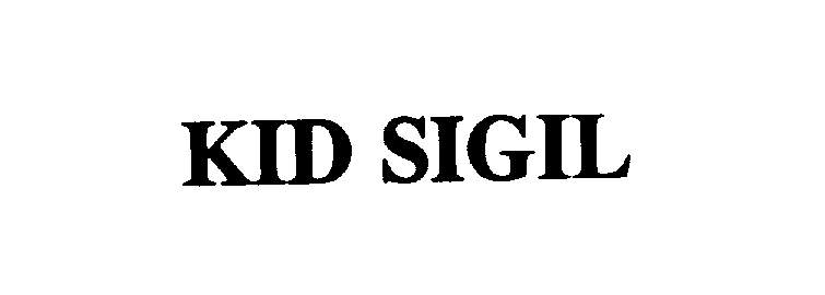 Trademark Logo KID SIGIL