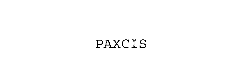 Trademark Logo PAXCIS