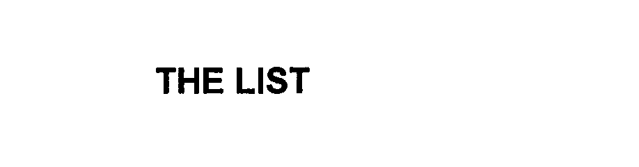 THE LIST