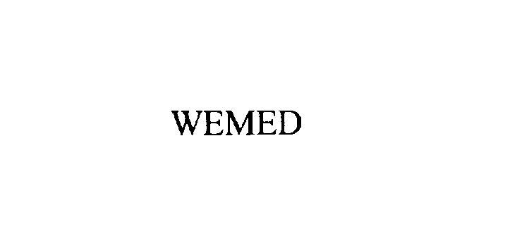 Trademark Logo WEMED