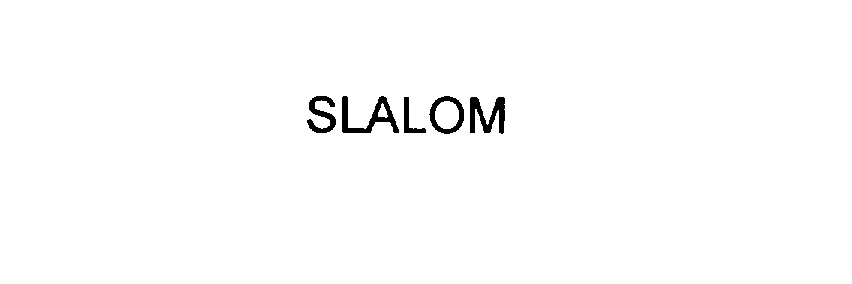 Trademark Logo SLALOM