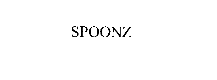 Trademark Logo SPOONZ