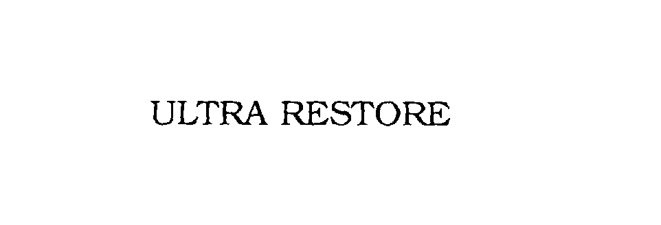  ULTRA RESTORE