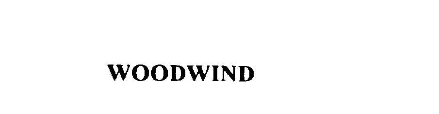 Trademark Logo WOODWIND