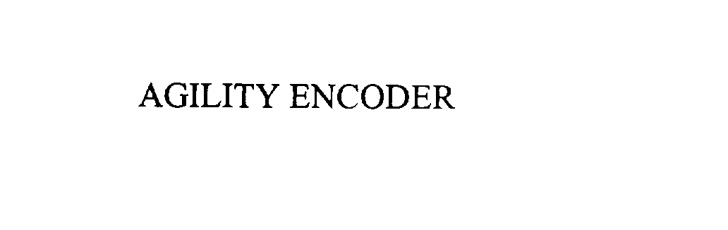  AGILITY ENCODER