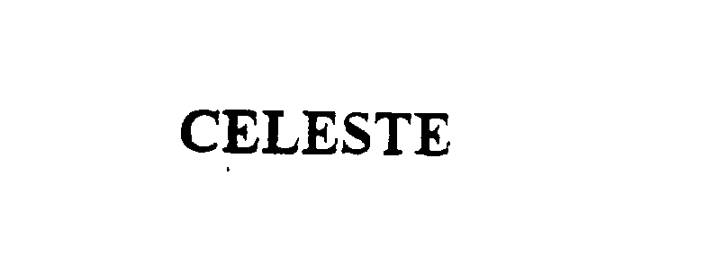 Trademark Logo CELESTE