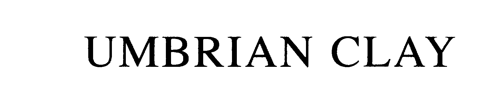 Trademark Logo UMBRIAN CLAY