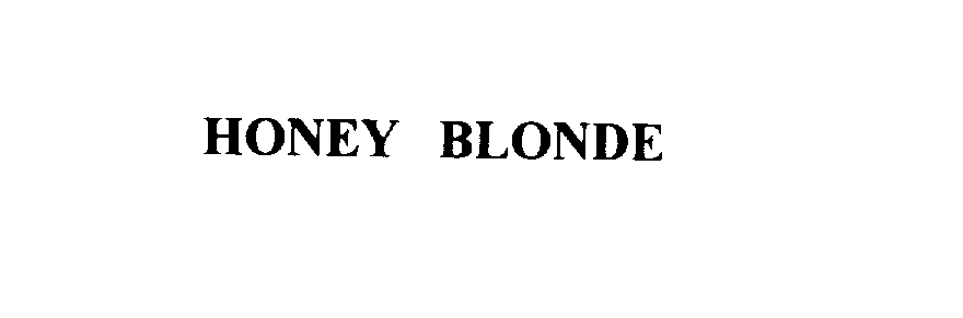  HONEY BLONDE