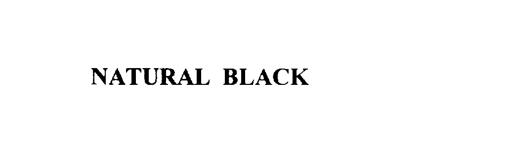  NATURAL BLACK