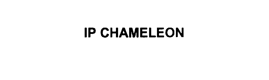 Trademark Logo IP CHAMELEON