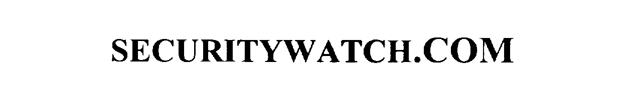 Trademark Logo SECURITYWATCH.COM