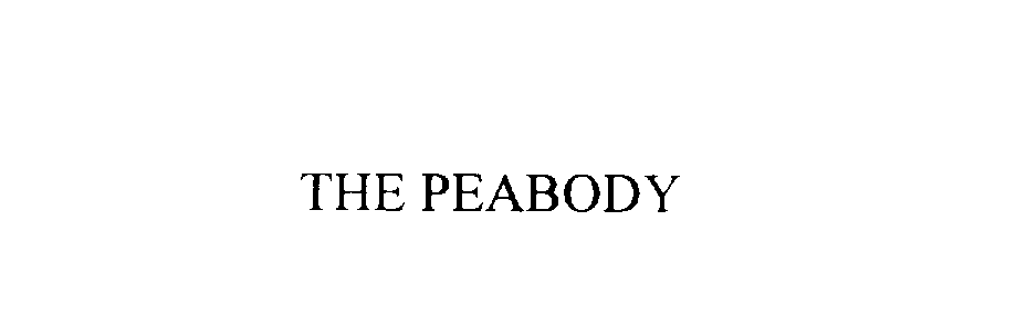 Trademark Logo THE PEABODY