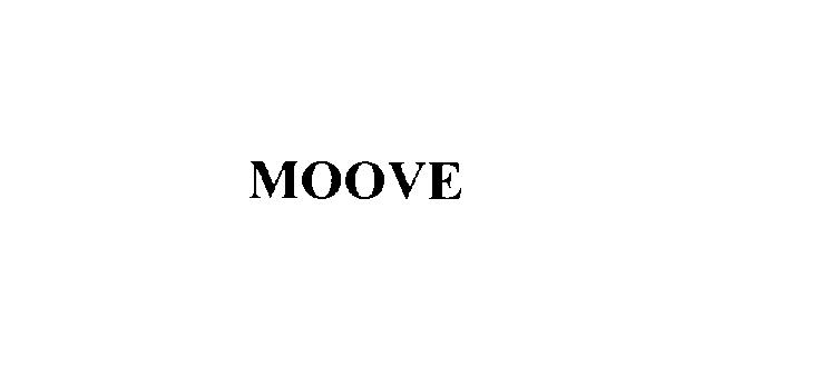 Trademark Logo MOOVE