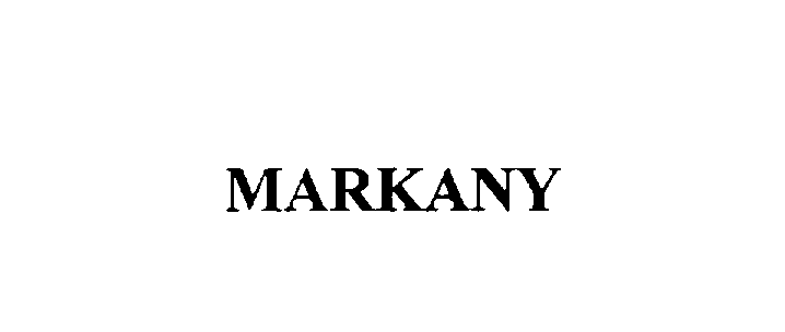 Trademark Logo MARKANY