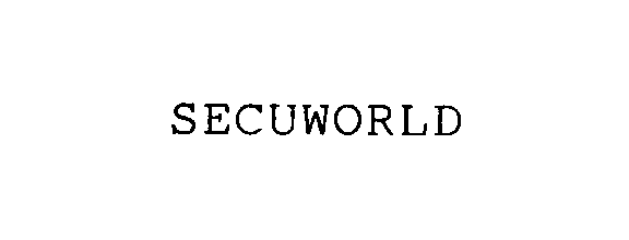 Trademark Logo SECUWORLD