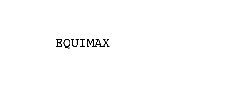 Trademark Logo EQUIMAX