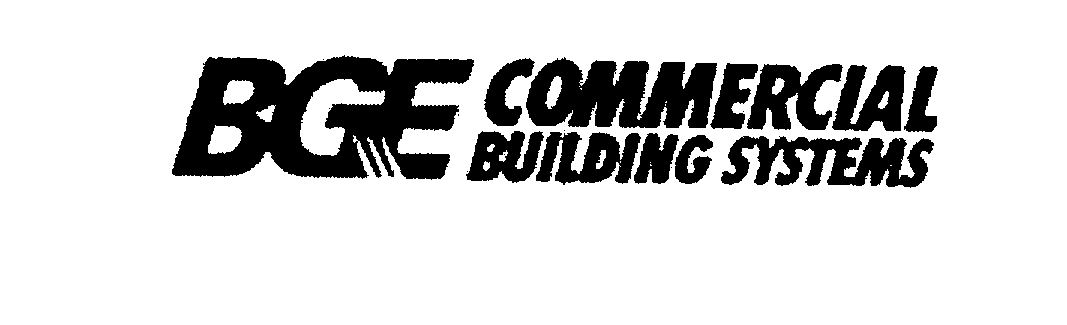  BGE COMMERCIAL BUILDING SYSTEMS