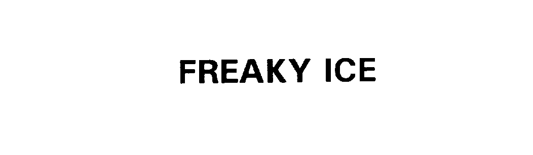 Trademark Logo FREAKY ICE