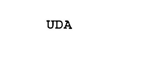 Trademark Logo UDA