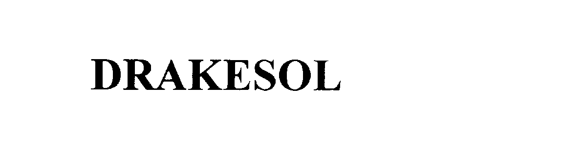 Trademark Logo DRAKESOL