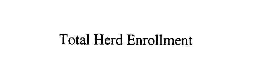  TOTAL HERD ENROLLMENT