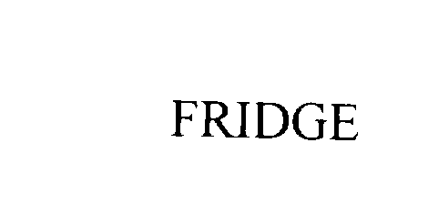 Trademark Logo FRIDGE