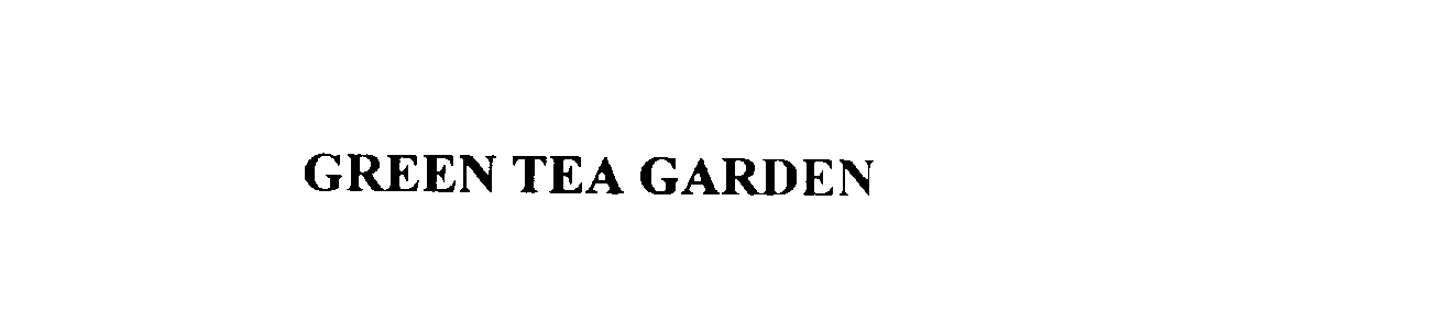 Trademark Logo GREEN TEA GARDEN