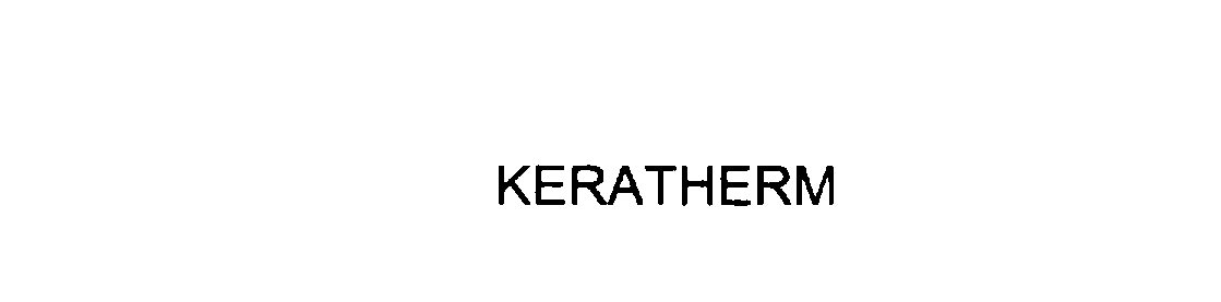 Trademark Logo KERATHERM