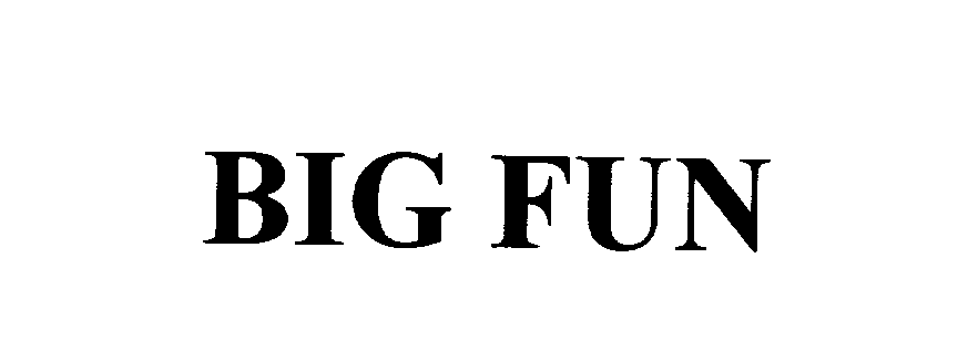 Trademark Logo BIG FUN