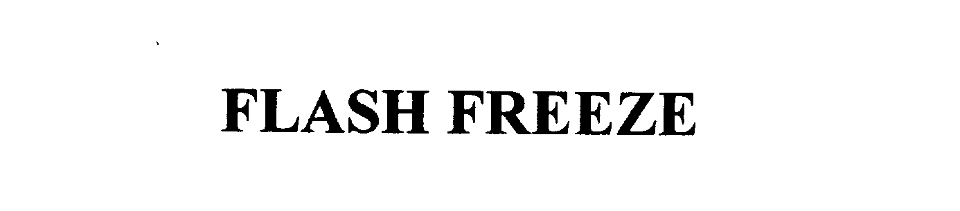 Trademark Logo FLASH FREEZE