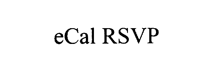 Trademark Logo ECAL RSVP