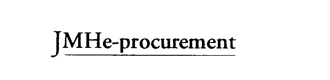Trademark Logo JMHE-PROCUREMENT