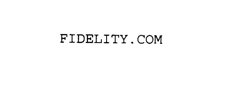  FIDELITY.COM