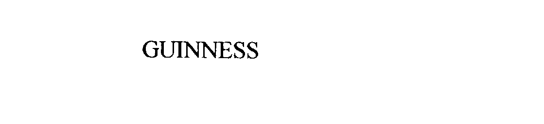 Trademark Logo GUINNESS