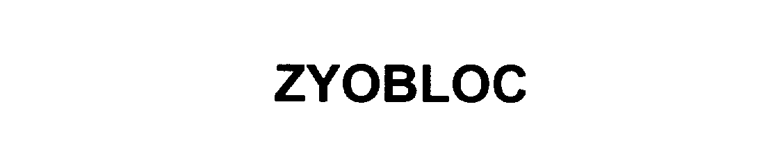 Trademark Logo ZYOBLOC