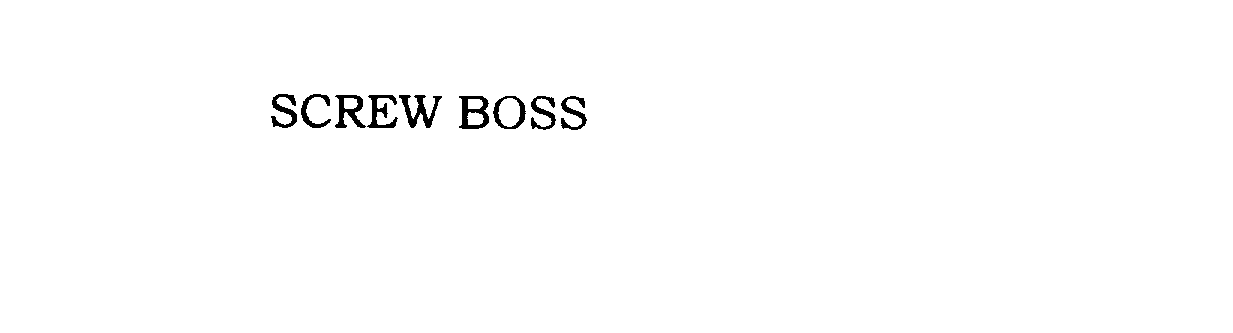  SCREW BOSS