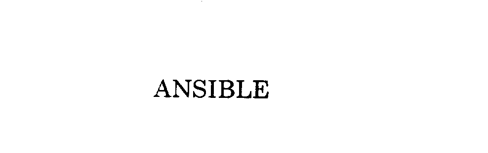  ANSIBLE