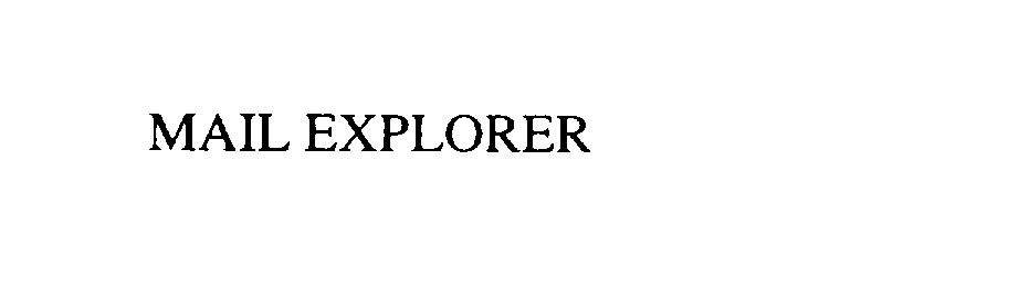 Trademark Logo MAIL EXPLORER