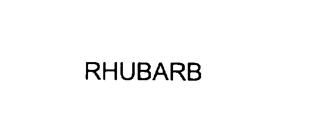RHUBARB