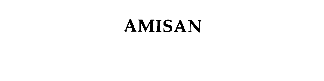 Trademark Logo AMISAN