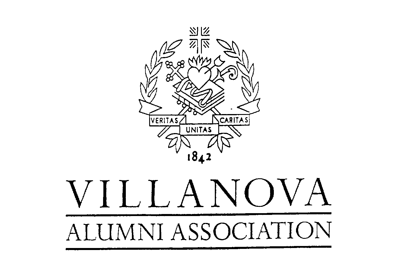 Trademark Logo VILLANOVA ALUMNI ASSOCIATION VERITAS UNITAS CARITAS 1842