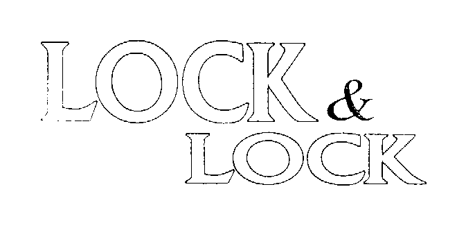 Trademark Logo LOCK & LOCK