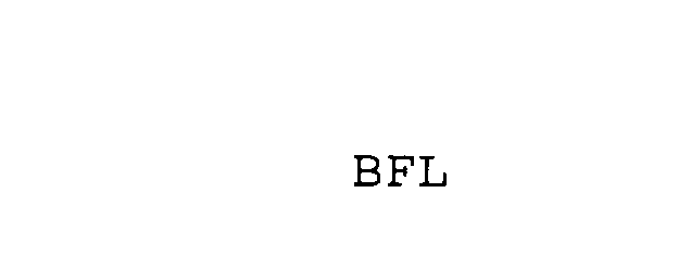 Trademark Logo BFL